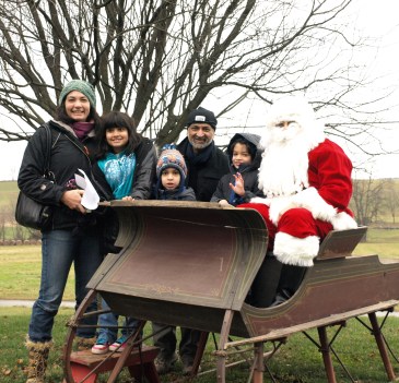 family time with Santa